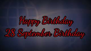 28  September  Special New Birthday Status Video, happy birthday wishes, birthday msg quotes जन्मदिन