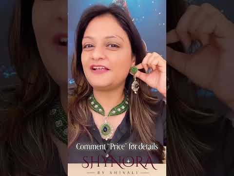 Naayra Emerald Heritage Necklace Set