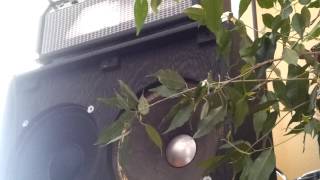 Video thumbnail for Fender amp head, vintage tubes, Weber California, Altec 417B by northfortyrecords