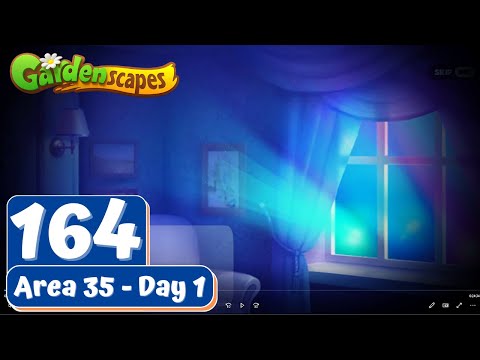 Gardenscapes - Part 164 - Area 35 - Day 1 - Gameplay
