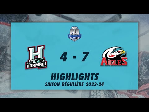 Anglet Hormadi 4-7 Aigles de Nice - Highlights - Synerglace Ligue Magnus 2023/24