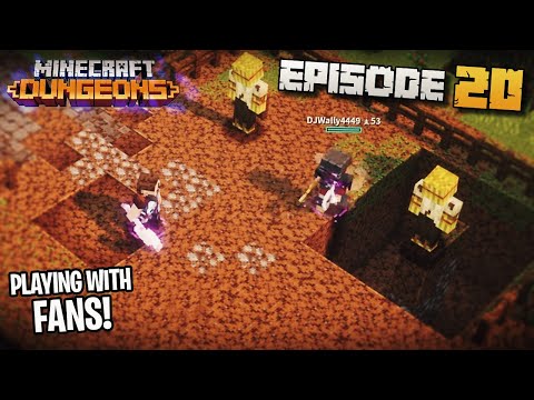 DrLupo - PLAYING VIDEO GAMES WITH FANS! MINECRAFT DUNGEONS - EPISODE 20