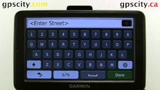 Entering an Address on the Garmin Dezl 560 with GPS City