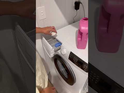 Instructions on how to operate the Washing Machine
