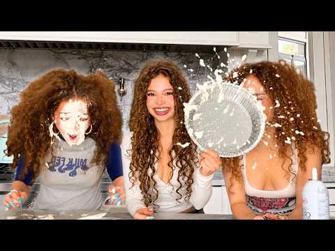 Kalogeras Sisters WHO KNOWS SUNDAY BEST (PIE SMASH CHALLENGE)