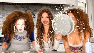 Kalogeras Sisters WHO KNOWS SUNDAY BEST (PIE SMASH CHALLENGE)