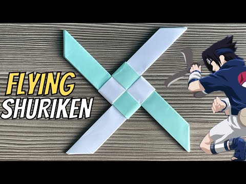 DIY - How To Make A Flying Shuriken | Easy Origami
