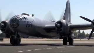 preview picture of video 'B-29 Fifi visits CAF Central Valley in Modesto, CA'