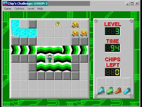 Chip's Challenge 1 Level 3 (Lesson 3) - 89 seconds