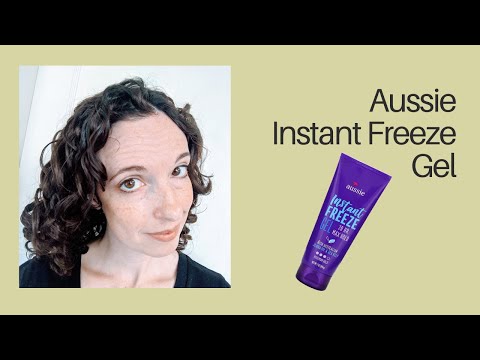 Review of Aussie Instant Freeze Gel for Curly Hair |...