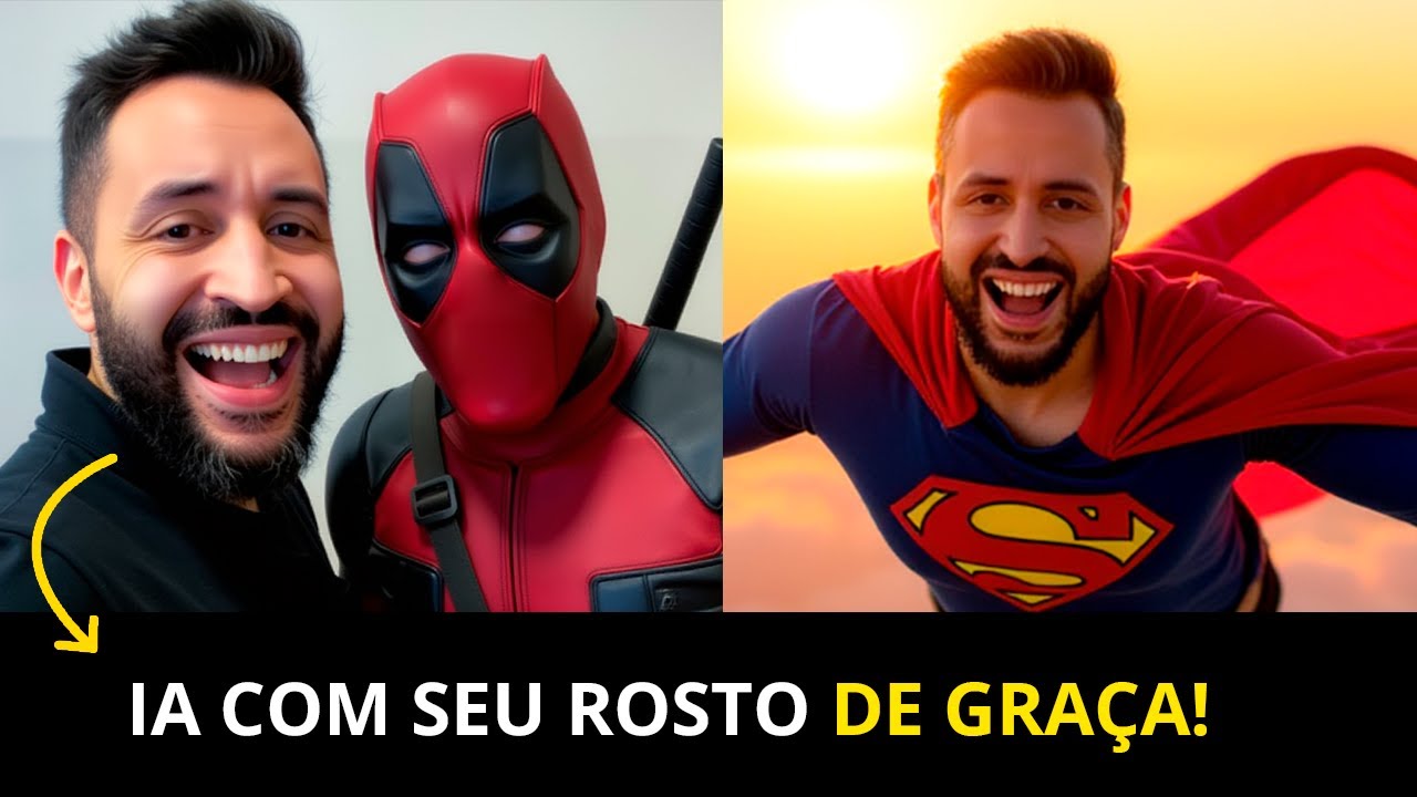 Como criar FOTOS com IA com SEU ROSTO GRÁTIS! Treine o FLUX.1 com suas fotos gratuitamente!