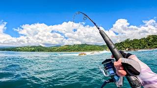 Fishing for Reef GIANTS on Uninhabited Jungle Coast (Catch & Cook)