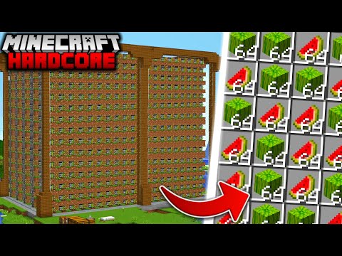 WadZee - Building AUTOMATIC FARMS in Minecraft Hardcore (#7)