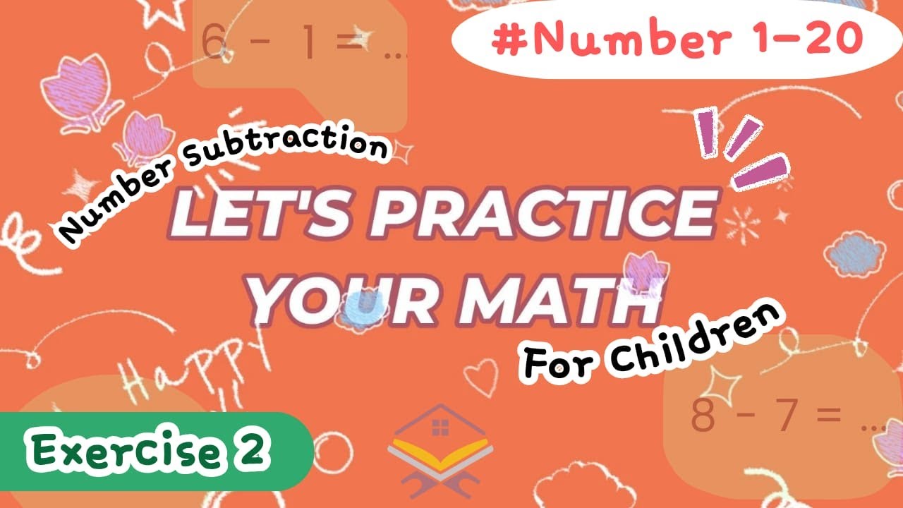 [2] Latihan Pengurangan (Bilangan 1-20) BEEP 50 Soal untuk Anak-Anak #matematikaanak