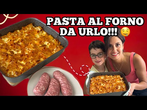 Pasta al Forno con Salsiccia: Cremosa, Filante e con Crosticina Croccante!