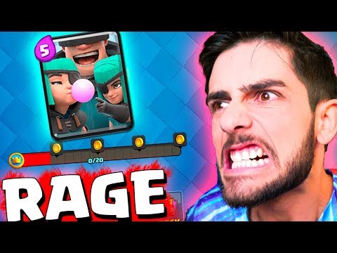RAGE DESAFIO PRÁTICA DOS PATIFES NO CLASH ROYALE