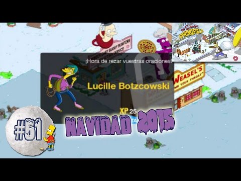 Los Simpson Springfield "Navidad'15: Cap. 51 -  Lucille Botzcowski y Parachoques PCDB" por Tony
