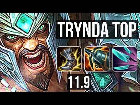 TRYNDAMERE vs POPPY (TOP) (DEFEAT) | 2.6M mastery, 7 solo kills, 1300+ games | NA Master | v11.9