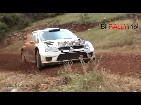 VW Polo WRC Acropolis Rally 2013 test