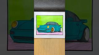 911 #coloringbook #carcoloringbook #porsche #coloringworld