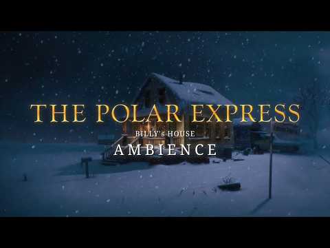 Christmas Ambience | The Polar Express 2004 | Calm Nostalgic Soundtrack, Winter Wind White Noise
