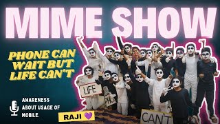 MIME SHOW || USAGE OF MOBILES #mobile #awareness  #annualday #fun #schoollife #mobileaddict #think