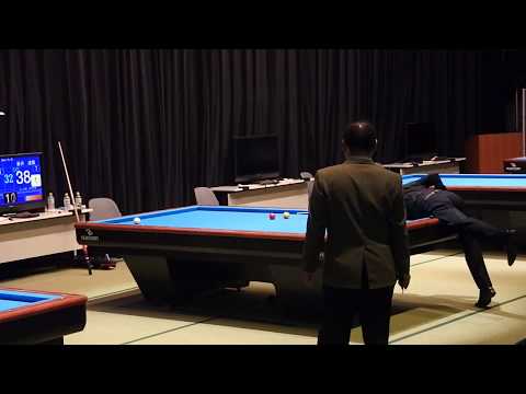 Tatsuo Arai made last point to win 2018 All Japan 3 cushion Championship