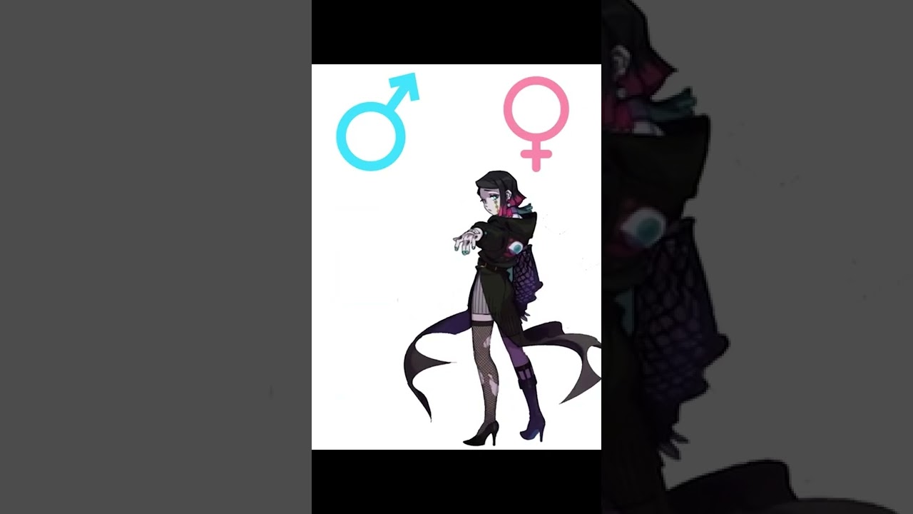DEMON SLAYER CHARACTERS GENDERSWAP 4 - 鬼滅の刃キャラの性転換 そ #4 #アニメ #anime #shorts #kny #knyedit