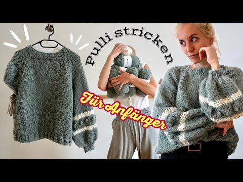 Wie strickst du als Anfänger einen Raglan-Pulli? Hier folgt das ultimative Video-Tutorial 🧶