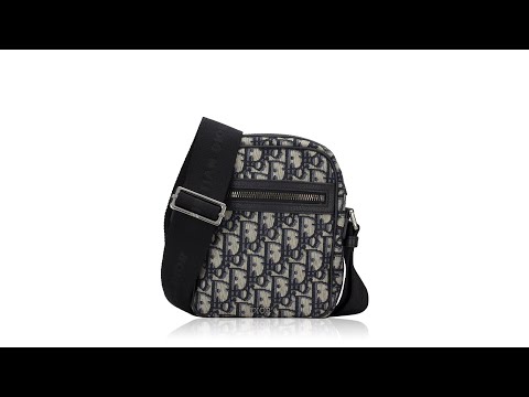Christian Dior Oblique Messenger Beige Black