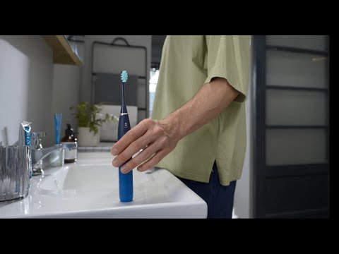 Elektrinis dantų šepetėlis Oclean Flow, baltas video