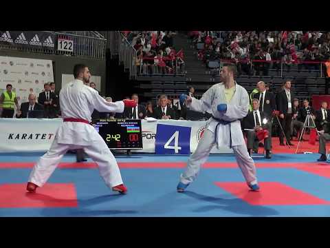 Aykhan Mamayev - Gergios Tanos / Semi final, 50th European Karate Championsips / İstanbul, Turkey