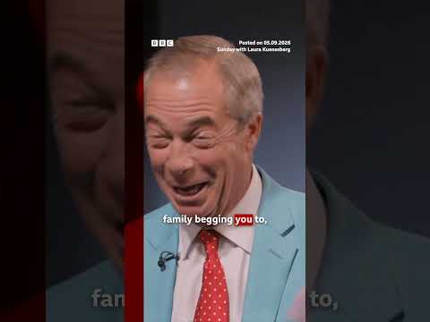 Nigel Farage's family want him to 'pack it  up and walk away'. #ReformUK #NigelFarage #BBCNews