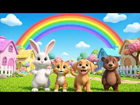 Salta Salta Conejito 🐰🌷🎵 | Aventura en el Jardín | Canción Infantil Divertida