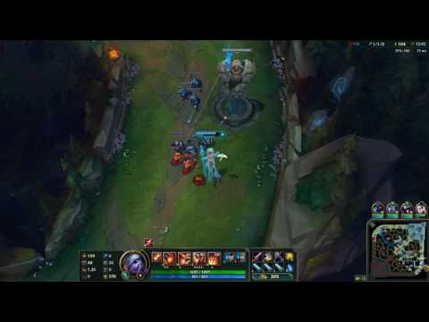 League Of Legends Ft Tristana On Bot (Game 791 Patch 7.2)