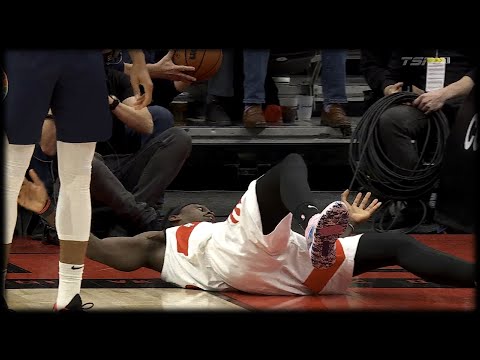 Joel Embiid Tries to Take Out Pascal Siakam after the whistle
