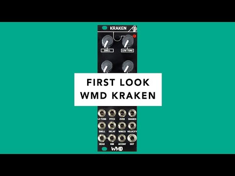 WMD Kraken Snare Synth Module - First Look (Tutorial, Demo & Jam)