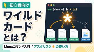 【超入門】ワイルドカードとは?Linuxコマンドのアスタリスク(*)の使い方をやさしく解説 | ひろゆきボイスによる解説