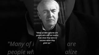 Most Inspiring Quotes of Thomas Edison | American inventor | Quotes Motivation #shorts #quotes