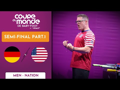 2022 ITSF World Cup - Men Nations Semi-Final - GERMANY 🇩🇪 vs USA 🇺🇲 Part 1