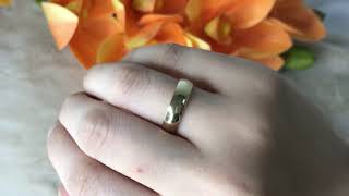 Vídeo de Aliança Abaulada Ouro 18k 5mm Plus