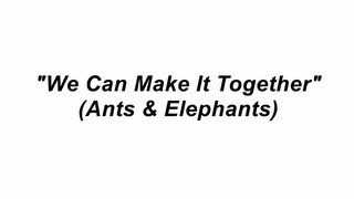 We Can Make It Together (Ants & Elephants)