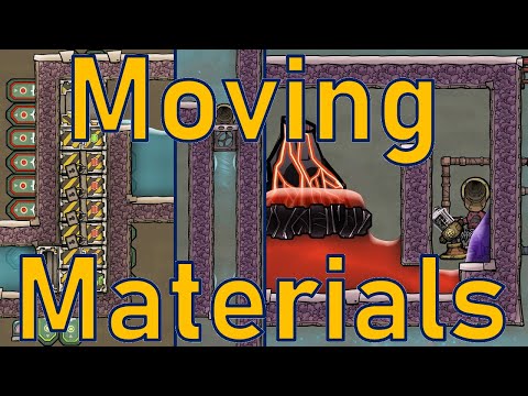 Oxygen Not Included - Tutorial Bites - Moving Materials