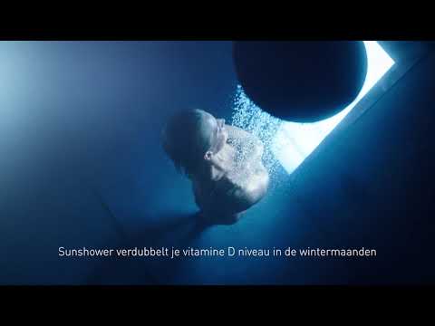 Sunshower Pure XL - inbouw - Half Body - Black