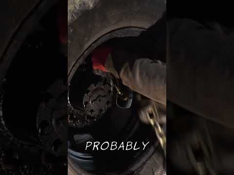 Removing Extreme Stuck Wheel from Truck