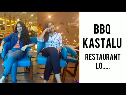 BBQ Kastaalu restaurant lo || The Killada Sisters || SRK SAYS REACT || Vanazza Killada