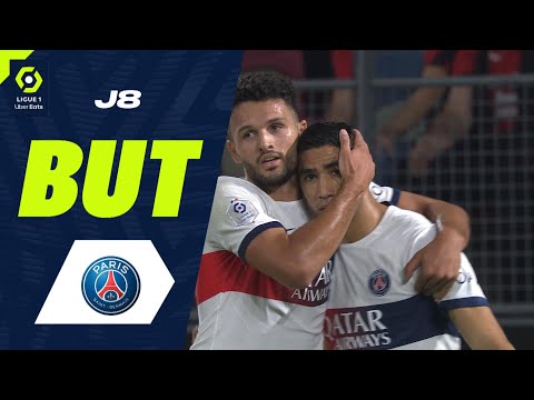 But Achraf HAKIMI (36' - PSG) STADE RENNAIS FC - PARIS SAINT-GERMAIN (1-3) 23/24
