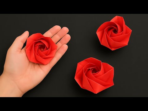 How to Make an Origami Rose - Easy and Beautiful