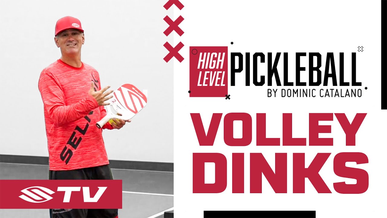 How to perfect your volley dink in pickleball