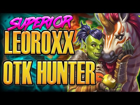 Leoroxx OTK Hunter is BACK with Even BIGGER Beasts | Forged in the Barrens | Hearthstone